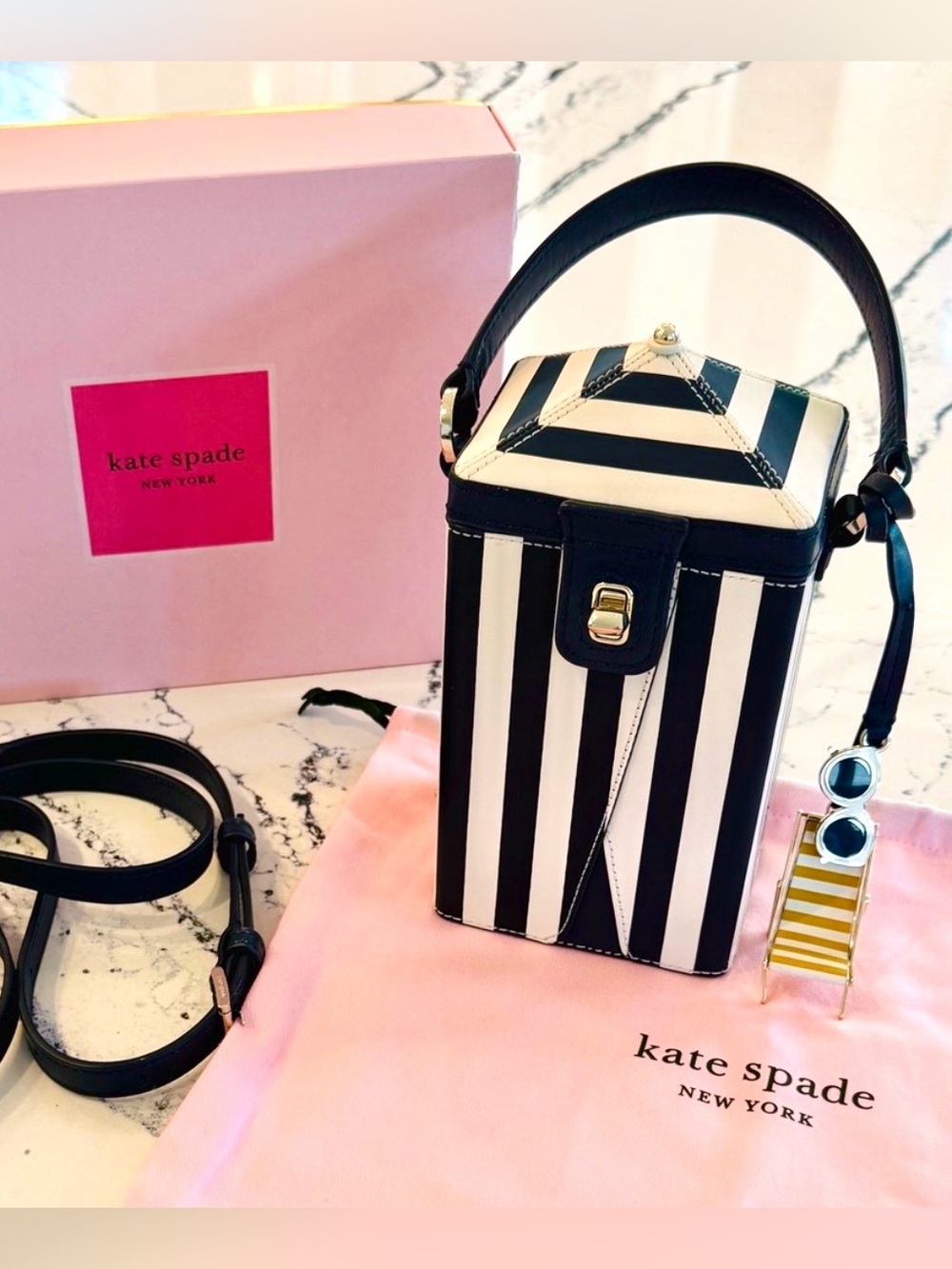 Kate Spade Sunkiss Cabana Tent Bag 3D Novelty Crossbody Rare Collectible